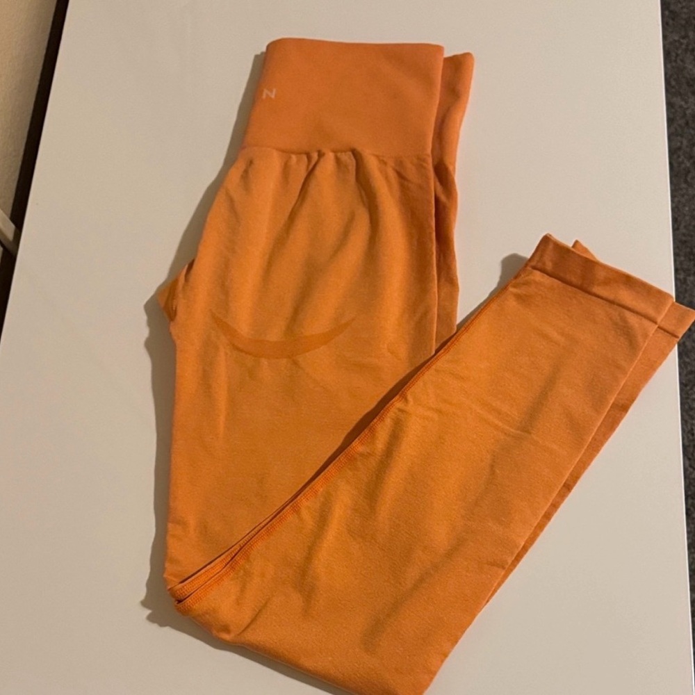 NVGTN Women Orange high waisted pants